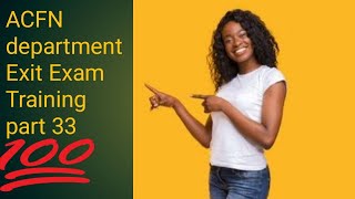 Accounting and finace department Exit Exam Training part 33 [upl. by Arikihs]