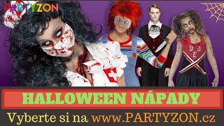 Halloween masky na tvar  masky na halloween PARTYZONcz [upl. by Kciredorb]