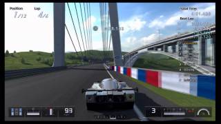 Gran Turismo 5 Sauber Mercedes C9 Race Car 08 High Speed Ring Reverse [upl. by Nahpets973]