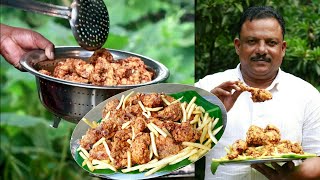 ഉപ്പച്ചിന്റെ നാടൻ ബ്രോസ്റ്റഡ് ചിക്കൻ 😋👌  Broasted Chicken  Home made Fried Chicken [upl. by Jedidiah209]