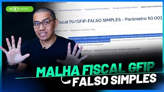 NOTIFICAÇÃO RECEITA FEDERAL  Malha Fiscal PJGFIPFALSO SIMPLES [upl. by Doug]