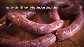 Wildwurst aus eigener Herstellung [upl. by Gaiser320]