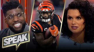 Fact or fiction Joe Mixon Bengals are big dawgs of the AFC  NFL  SPEAK [upl. by Nadda]