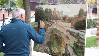 XI Certamen de Pintura Rápida al Aire Libre en Alcalá de Henares [upl. by Scandura]