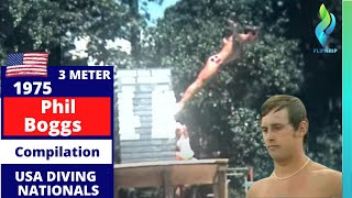 1975 Phil Boggs  Boys 3 meter USA Diving Outdoor Nationals [upl. by Alistair]