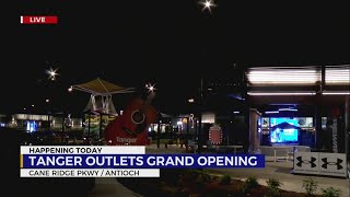 Grand opening for Tanger Outlets [upl. by Livia446]