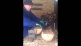 Electric DIDIER Log Splitter [upl. by Aynos]