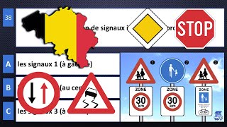 2024 permis de conduire théorique Belgique ✅ 50 Questions  examen code de la route test 5 [upl. by Anertac]