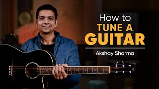 How To TUNE A GUITAR in 5 Minutes  Guitar Tune  Guitar Lessons For Beginners  Siffguitar [upl. by Jehiel]