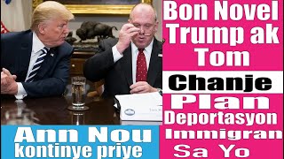 💕Bon Nouvel Pou Migran Yo Trump Chanje Plan Li Tom Holman Ap Pale [upl. by Theressa54]