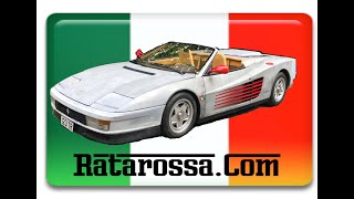 Ferrari Testarossa Spider Drive out 4K [upl. by Sunil960]