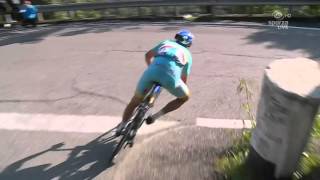 Il Lombardia 2015  Fabulous descent Vincenzo Nibali Civiglio [upl. by Nosduj516]