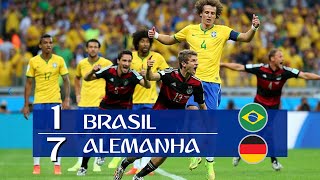 Brasil 1 X 7 Alemanha  Melhores Momentos  GLOBO HD 720p  Copa do Mundo Brasil 2014 [upl. by Mallin]