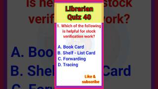 Library and Information Science MCQs for All Exams shorts [upl. by Haze]