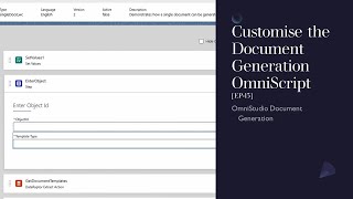 Customise the Document Generation OmniScript EP13 [upl. by Hsuk702]