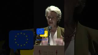 Politics must be the art of making even the impossible come true vonderleyen eudebates EU [upl. by Yelac]