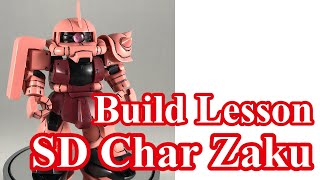 SD Char Zaku Build Applying what weve learned so far [upl. by Kenyon]