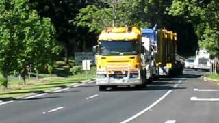 Heavy Haulage  Toowoomba Range Push Pull  Kenworth C501 [upl. by Perusse]