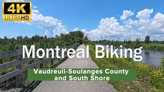 Montreal Biking  VaudreuilSoulanges County and South Shore [upl. by Annaierb]