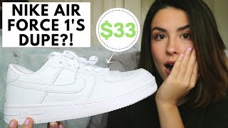 UHHH I FOUND A NIKE AIR FORCE 1S DUPE [upl. by Ennahgiel]