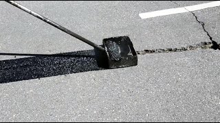 Repairing a wide crack with GAP Mastic [upl. by Armbruster828]