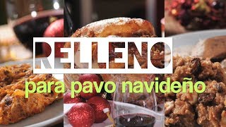 Recetas de Relleno para pavo navideño [upl. by Bascio]