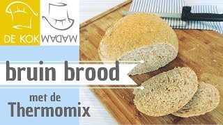 Thermomix bruin brood bakken makkelijker dan het lijkt  De Kokmadam [upl. by Yralam212]