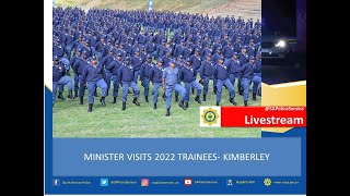 Minister of Police and SAPS Top management visits 2022 Trainees in Kimberly [upl. by Yunfei]