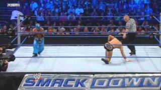 Smackdown 261110 Rey Mysterio vs Dashing Cody Rhodes HQ [upl. by Carolan154]