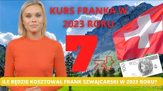 PROGNOZA kurs franka szwajcarskiego CHF 2023 SZOKUJĄCE prognozy dla Frankowiczów [upl. by Afatsum]