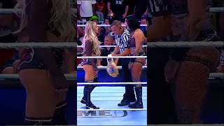 Liv Morgan vs Rhea Ripley with quotDirtyquot Dominik Mysterio suspended above the ring in a Shark Cage [upl. by Rugen]