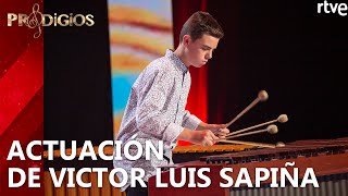 ACTUACIÓN DE VICTOR LUIS SAPIÑA MARIMBA  Prodigios [upl. by Harcourt]