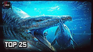 Top 25 Prehistoric Sea Monsters [upl. by Lorine434]