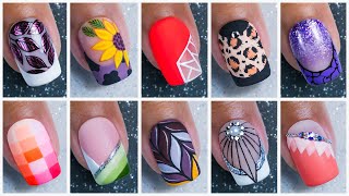 Top 10 New Short Nail Designs 2023 tutorial  Best Nail Art Compilation [upl. by Hermina]