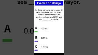 Examen de Manejo 2024 DMV Parte 1 pruebadedmv licenciadeconducir [upl. by Makell]