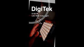 Latest DigiTek Portable RGB LED D135 ML Professional Portable RGB LED Video Light [upl. by Ruckman]