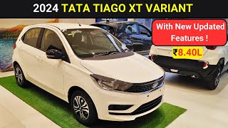 Tata Tiago XT 2024❤️  New Tiago 2024 Features  ₹640 Lakh  Interior And Exterior  nitin ghule [upl. by Nassah]