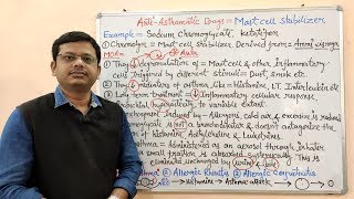 Bronchial Asthma Part10 Mechanism of Mast Cell Stabilizers in Asthma  Mast Cell Stabilizers [upl. by Aubert]