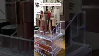 4 Drawer Plastic Cosmetic Jewelry Storage Organizer Box views viral meeshofinds ytshortsvideos [upl. by Ahsenaj]