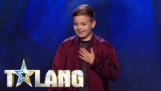 Gustav Wigelius krossar med Ariana Grandecover i Talang 2018  Talang TV4 [upl. by Perrie8]