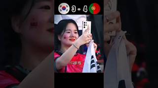 SKorean vs portugal world cup 🥵🥶shorts football ronaldo short trending [upl. by Artek]