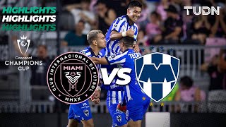 HIGHLIGHTS  Inter Miami 12 Monterrey  CONCACHAMPIONS 2024  TUDN [upl. by Emalia80]