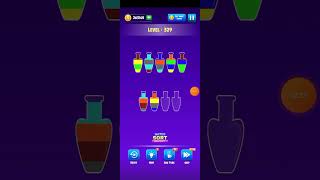 326330 Level water sort color puzzle game  Water sort water puzzle 3D game 2024 [upl. by Aneek]