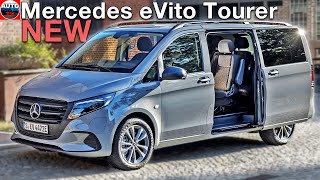 Exclusive FIRST LOOK 2024 Mercedes eVito Tourer  The Future of Midsize Electric Vans [upl. by Leirua]