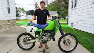 I Waited FOUR Months For This 1989 Kawasaki Kx125 Dirt Bike [upl. by Nicky]