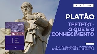 Platão  Diálogos I  Teeteto Ou Do Conhecimento [upl. by Ayekan]