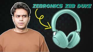 Zebronics Zeb Duke Wireless Headphones Review amp Unboxing Best Headphones Under 1200 [upl. by Nuarb]