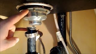 How to Replace A Kitchen Sink Strainer [upl. by Enelie164]