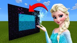 How To Make A Portal To The Elsa Dimension in Minecraft [upl. by Lorna282]