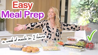 EASY MEAL PLAN  PREP that your family will LOVE A Week of Meals DONE ✅  Emily Norris [upl. by Brew]